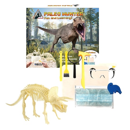 Hamiltonbuhl Paleo Hunter Dig Kit for STEAM Education - Triceratops Rex PH-TRT